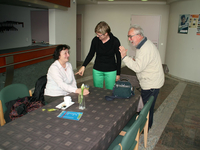 Kandidate N-VA Meise-Wolvertem (met groene broek) 